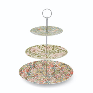 ชั้นวางขนม เค้ก high tea Spode Morris &amp; Co. 3-Tier Cake Stand