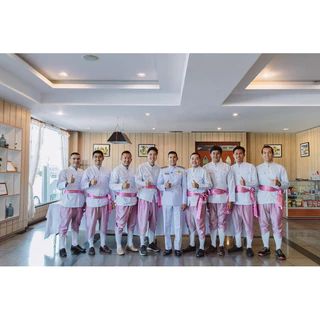 ⚡️รุ่นยาวปกติ⚡️ถุงเท้าเพื่อนเจ้าบ่าว ถุงเท้าชุดไทย สีขาว