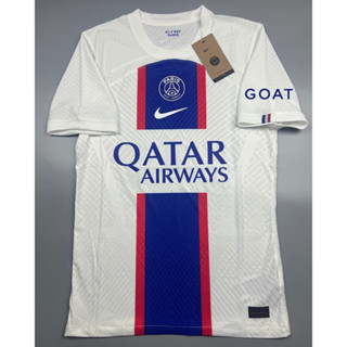 SALE !!! เสื้อบอล 2022-23 เพลเย่อ ปารีส เยือนสาม สีขาว  Player PSG Third Jordan Cecat