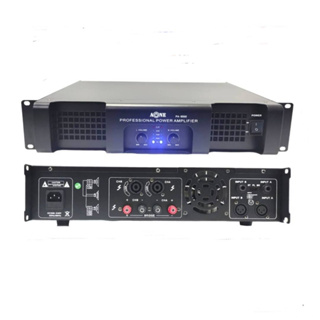 ขยายเสียงลำโพง เพาเวอร์แอมป์ กลางแจ้ง แอมป์pa Power amp 2U A-ONE Model PA6500 เครื่องขยาย Professional poweramplifie