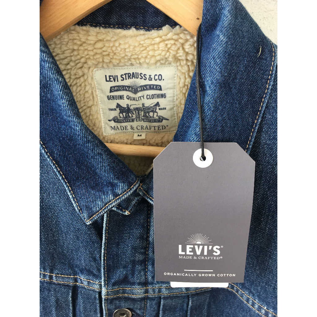 LEVI'S® MADE & CRAFTED® MEN'S TYPE II WORN TRUCKER JACKET