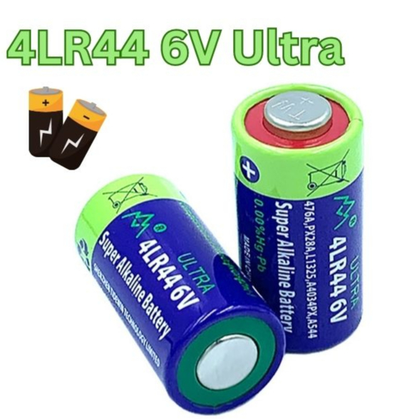 ถ่าน 4LR44 6V Ultra ถ่าน อัลคาไลน์ 4lr44 จำนวน 1 ก้อน สำหรับใส่ กล้อง นาฬิกา battery Alkaline 6 V4lr