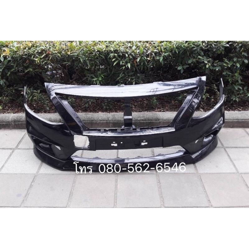 กันชนหน้า almera 2014-2021 ของเเท้ กันชนอัลเมร่า