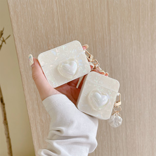 เคสแอร์พอด 3 Case Airpods 3 pro2 case พร้อมเครื่องประดับ เปลือก รูปหัวใจ เคส Airpod 3 pro2 case เคส Airpod 1 gen2 case