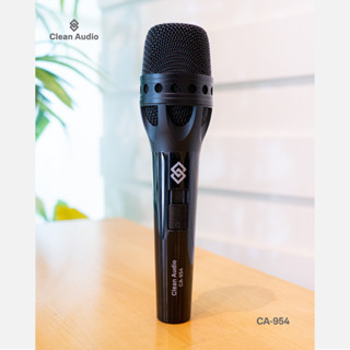 CLEAN AUDIO : CA-954 BLACK DYNAMIC CARDIOID MICROPHONE