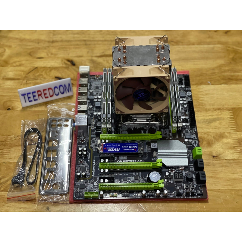 ชุดxeon mb x79  Nvme +cpu intel xeon e5 2667v2 8คอ16เทรด 3.3-4.0GHZ+Ram  ECC 16-128GB