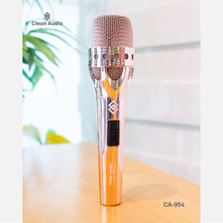 CLEAN AUDIO : CA-954 PINK GOLD DYNAMIC CARDIOID MICROPHONE