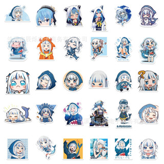 Sale!Hololive vtuber 60แผ่น sticker ลายการ์ตูนอะนิเมะ กันน้ำ สติ๊กเกอร์ ใช้ซ้ำได้ กระโปรงหลังรถ โทรศัพท์มือถือ