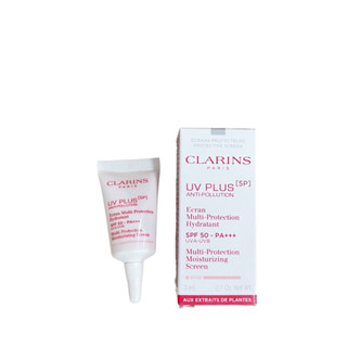 Clarins UV Plus Anti-Pollution SPF50/Pa+++ Rose 3 ml (ผลิต11/2565) ของแท้💯% ผลิตภัณฑ์ป้องกันแสงแดดผิวหน้า