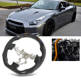 Fitness Life Shop ไฟพวงมาลัยคาร์บอนไฟเบอร์ Led แบบเปลี่ยน สําหรับ Nissan Gt‐R R35 2009‐2016
