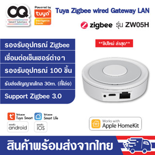 Tuya Zigbee Hub Smart wired Gateway LAN รุ่น ZW05 / ZW05H เกตเวย์ Zigbee สำหรับเชื่อมต่อเซ็นเซอร์ Zigbee อื่นๆ Homekit