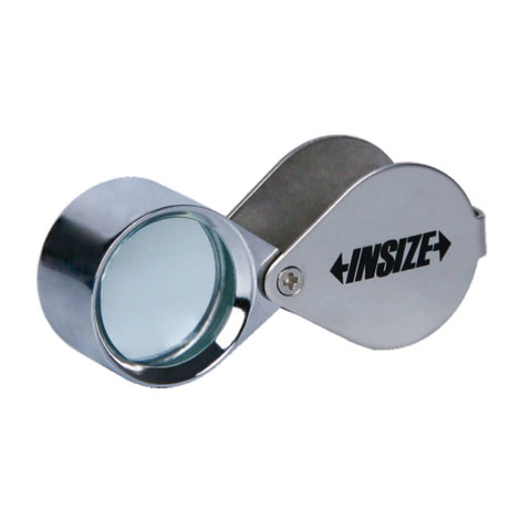 กล้องส่องขยาย / กล้องส่องพระ(Folding Magnifier) INSIZE รุ่น 7511-8 กำลังขยาย 10X เส้นผ่านศูนย์กลาง ⌀21mm(**สินค้าใหม่**)