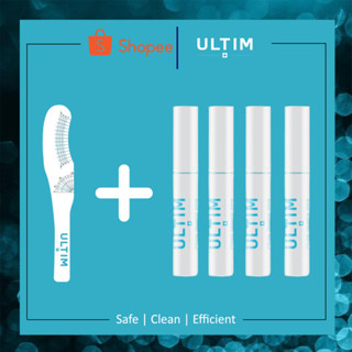 ULTIM EYELASH SERUM 3.5 ml.&amp; Eyelashs Ruler (แพ็คสำหรับ 1 ปี) ซีรั่มบำรุงขนตาพร้อมไม้บรรทัดวัดขนตา