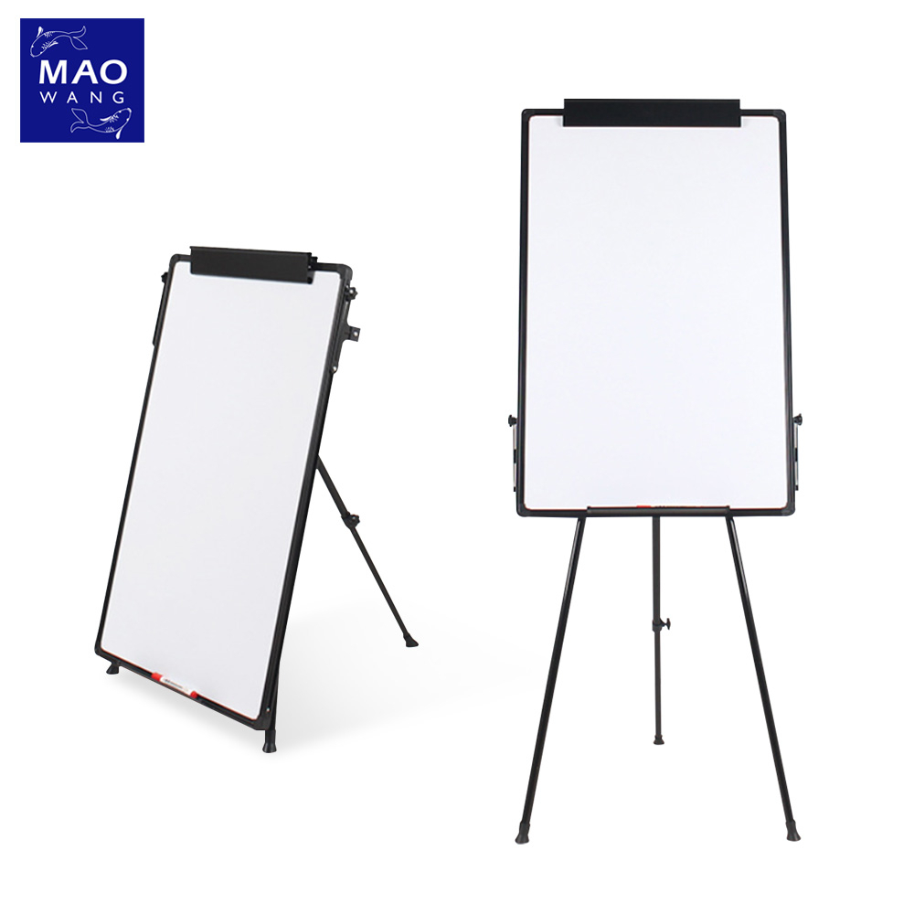 กระดานไวท์บอร์ดขาตั้ง 3 ขา กระดานฟลิปชาร์ท พับเก็บได้ Whiteboard Flipchart ไวท์บอร์ดแม่เหล็ก