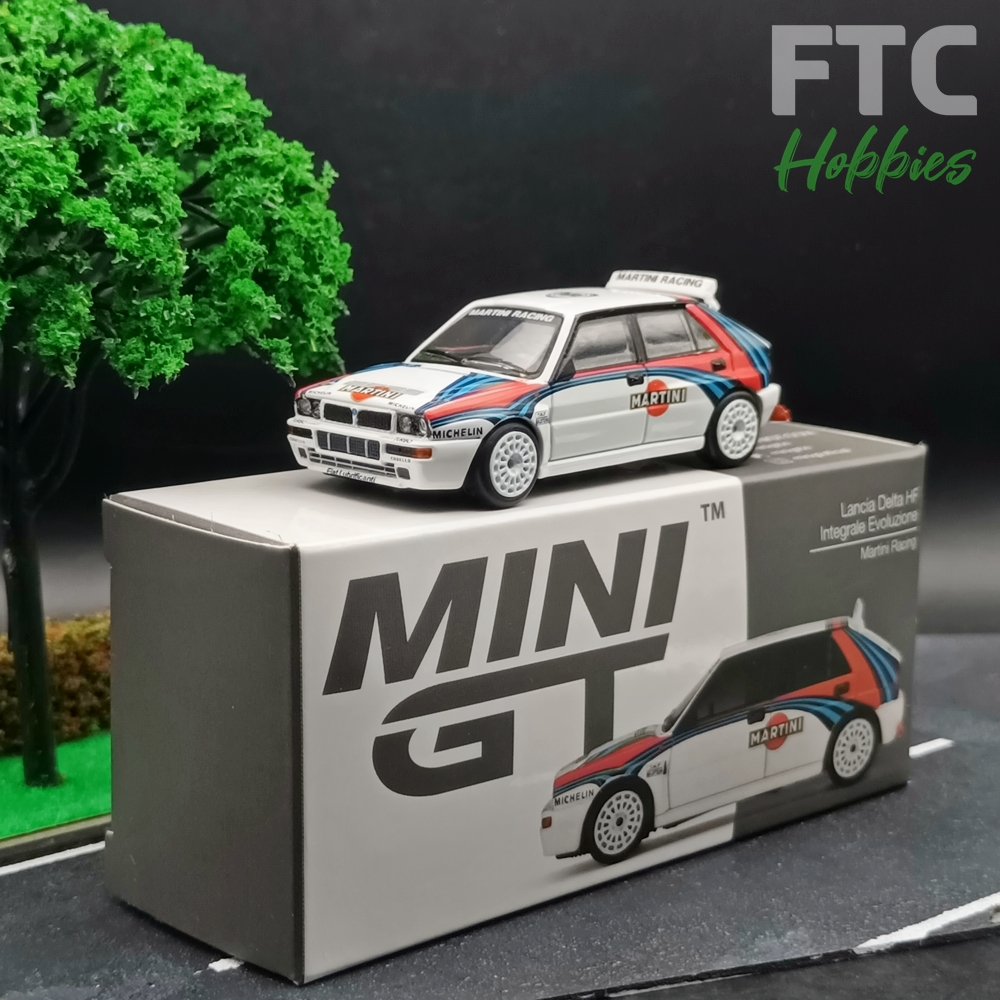 [มือสอง] MiniGT - Lancia Delta HF Integrale Evoluzione Martini Racing