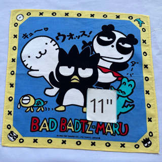 Badbadtzmaru ผ้าเช็ดหน้า แบดแบดมารุ ซานริโอ้