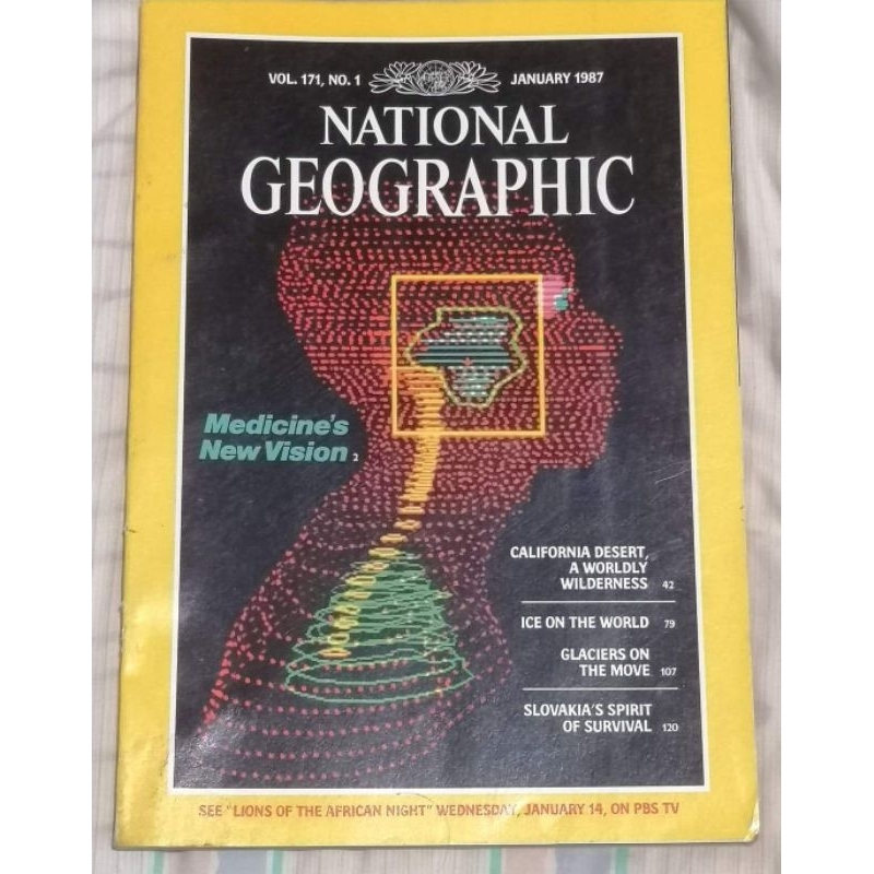 วารสาร National Geographicvolume 171 no. 1 (January 1987)