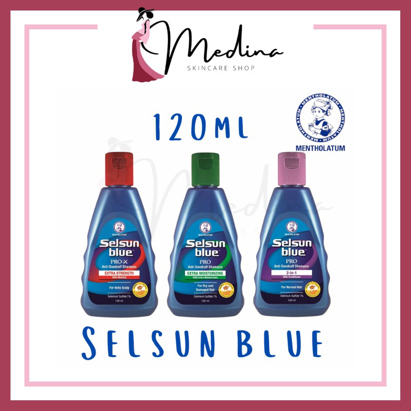 Selsun Blue Anti-Dandruff Shampoo 120ML แชมพูขจัดรังแค ยอดนิยม