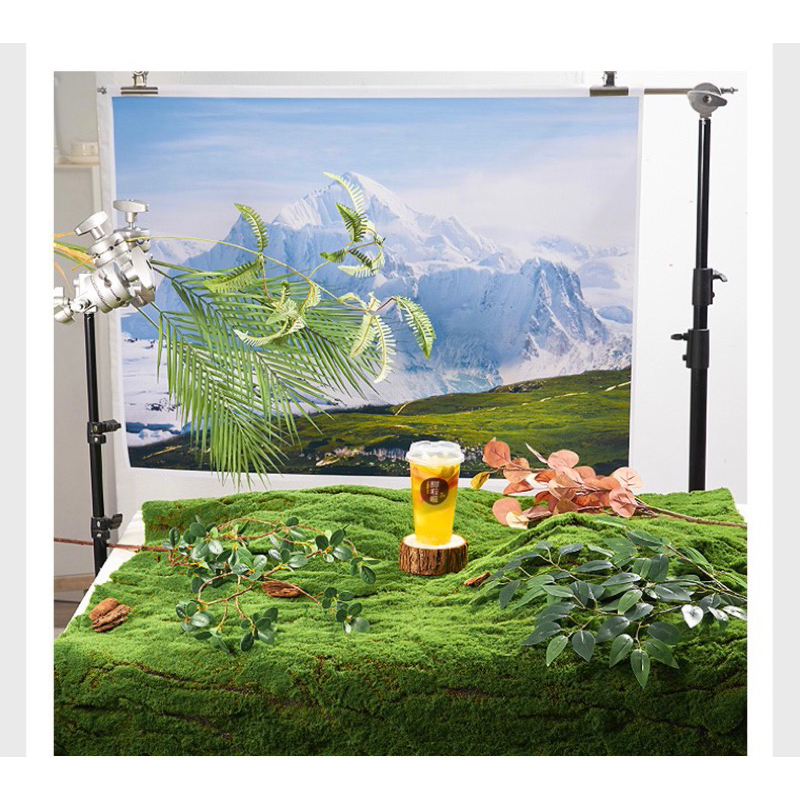 พร้อมส่ง ฉากถ่ายรูป 3D กระดาษpvc