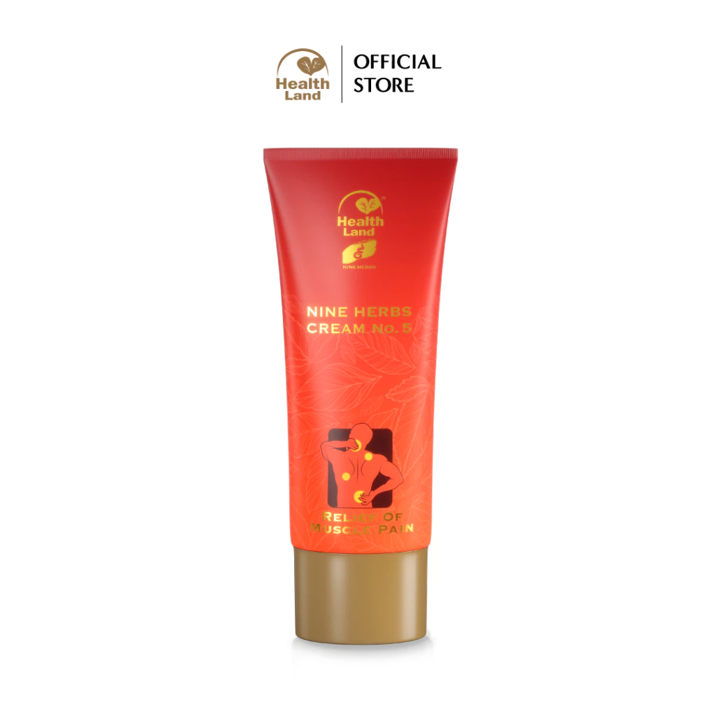 เฮลท์แลนด์ ไนน์เฮิร์บ ครีม นัมเบอร์ ไฟว์ Health Land Nine Herbs Cream No.5 ผสานพลังจากสมุนไพร9ชนิด
