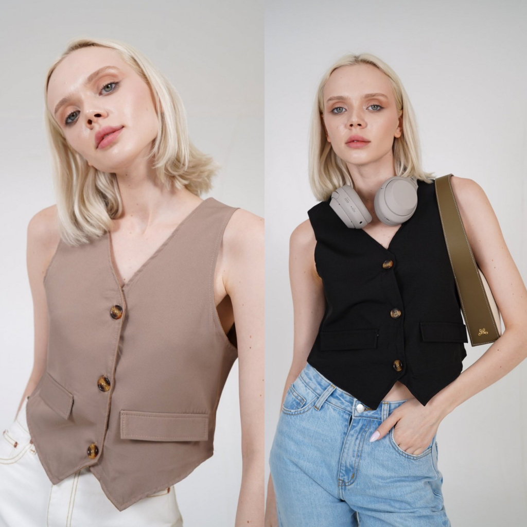 เสื้อ Vest พร้อมส่ง Glamor vest