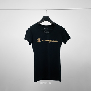 Champions (TSW-CHP-091) แบรนด์แท้ 100%เสื้อยืดคอกลม ผ้าcotton นิ่มใส่สบาย ระบายอากาศได้ดี ไม่ย้วย