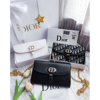 กระเป๋าสะพาย กระเป๋าDior งานสวยมาก งานกล่อง งานไฮเอน