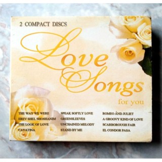 💿💿 CD  2 COMPACT DISCS  : LOVE SONGS FOR YOU