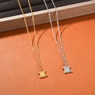 สร้อยคอ ซี ลีน รุ่นใหม่ งานแบรนด์ (1:1) [มีปั๊ม] #A25 พร้อมส่ง