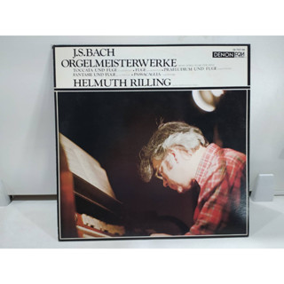 1LP Vinyl Records แผ่นเสียงไวนิล J.S.BACH 7027-NO DENON POM ORGELMEISTERWERKE   (J20A282)