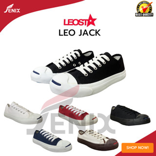 รองเท้าผ้าใบ ทรงคอนเวิร์ส LEO JACK  37-44 มีเก็บเงินปลายทาง