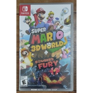 (มือ 1,2 พร้อมส่ง)Nintendo Switch : Super Mario 3D World + Bowsers Fury มือหนึ่ง มือสอง