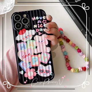 เคสไอโฟน iphone 11 14 Pro Max ins การ์ตูน กราฟ ไร้เดียงสา ขอบเต็ม เคส พร้อมโซ่  iphone 12 13 Pro Case for iPhone