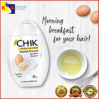 Chik Hairfall Prevent Shampoo with Egg White Protein 80ml -