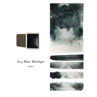 HANDMADE WATERCOLOR | S14 Blur Morpho | สีน้ำแบบก้อน อุปกรณ์ศิลปะ