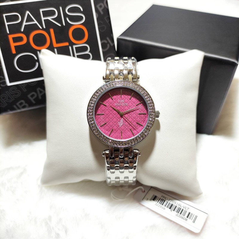 PARIS POLO CLUB รุ่น PPC-220516L-VLT นาฬิกาข้อมือสำหรับผู้หญิง