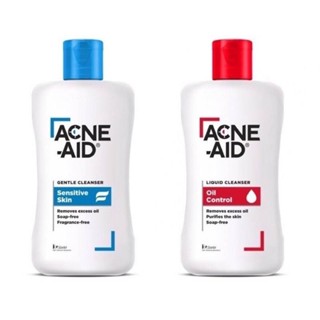 acne aid liquid cleanser 100 ml แอคเน่ เอด สำหรับปัญหาสิว