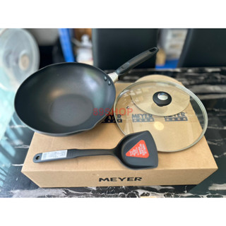 กระทะ MEYER COOK N LOOK INDUCTION ผัดและอบ 3 ชิ้น รวมฝาและตะหลิว พร้อมส่ง