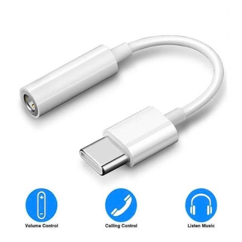 usb-c to 3.5mm audio jack สายแปลงหูฟังจาก Type c เป็น 3.5 สำหรับซัมซุง Note10/A80/S20/S21/Tab S6-S7/S10lite/Note20
