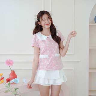 05-275 Sweet Jane Pink Blouse - 5 ไซส์