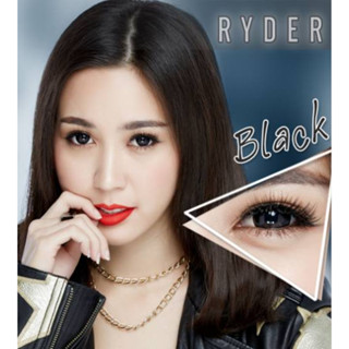 Angel zone Color คอนแทคเลนส์ Angelzone รุ่น Ryder Black สีดำ (รายเดือน) ตาโต angelzone