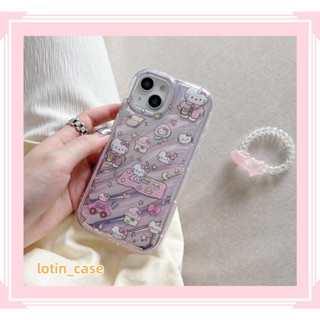 🎁ส่งของขวัญ🎁เคสไอโฟน สำหรับ 11 13 for iPhone Case 14 12 Pro Max น่าสนใจ น่ารัก คิตตี้  กันกระแทก ปกป้อง เคสโทรศัพท์