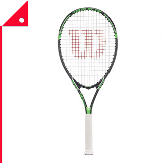 Wilson : WLSWRT32200U3* ไม้เทนนิส Tour Slam Strung Tennis Racquet 4 3/8-Inch, Black/Green