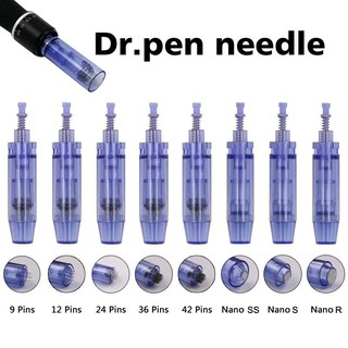 อะไหล่ หัวเปลี่ยน Dr.pen สำหรับรุ่น A1-W / A1-C / A6 ขนาด (9 / 12 / 36 / 42 / Nano) Micro Needle แบบใช้แล้วทิ้ง