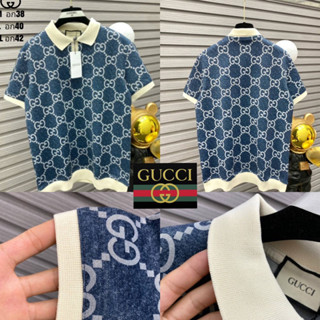 เสื้อโปโล Gucci 👕 Hiend 1:1 cotton 💯