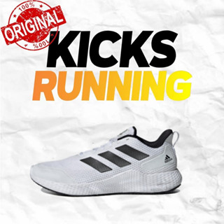 adidas Edge Gameday White and black style Running shoes ของแท้ 100 %