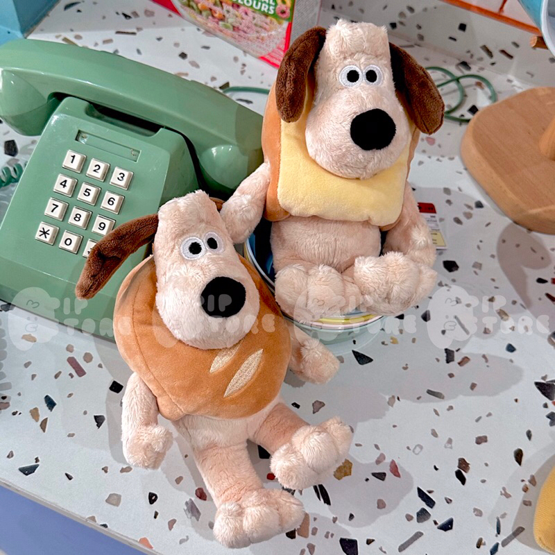 [พร้อมส่งจากไทย] ตุ๊กตากรอมิทหัวขนมปัง รุ่นใหม่ Gromit