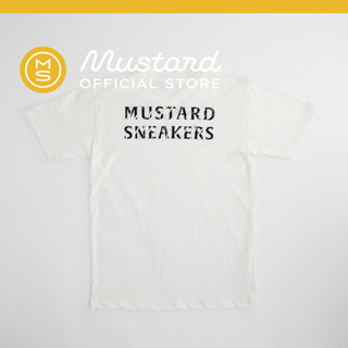 Mustard Tee Off-White/Black เสื้อยืด