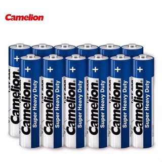 Camelion 100%  AA / AAA 1 กล่องบรรจุ 60 ก้อน ไฟฉาย ถ่านรีโมท Super Heavy Duty Battery