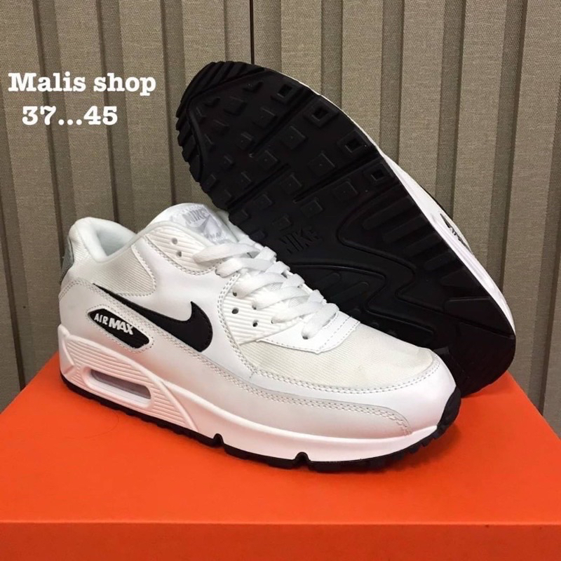 Nike Air Max90 (size37-45)White Black 990